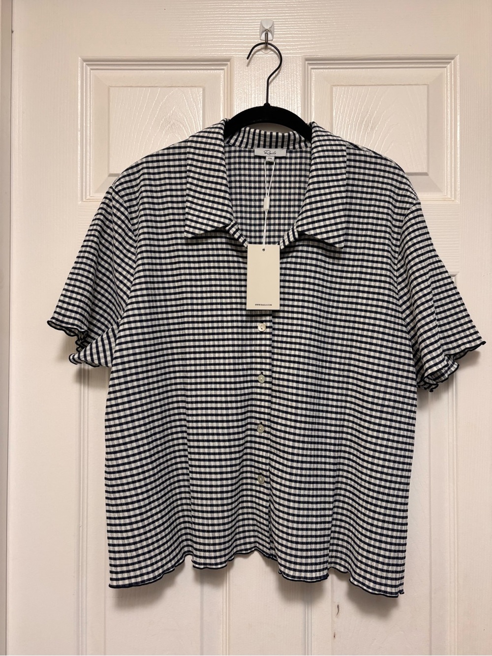 NWT Rails Limon Stripe Gingham Shirt - Picture 6 of 10